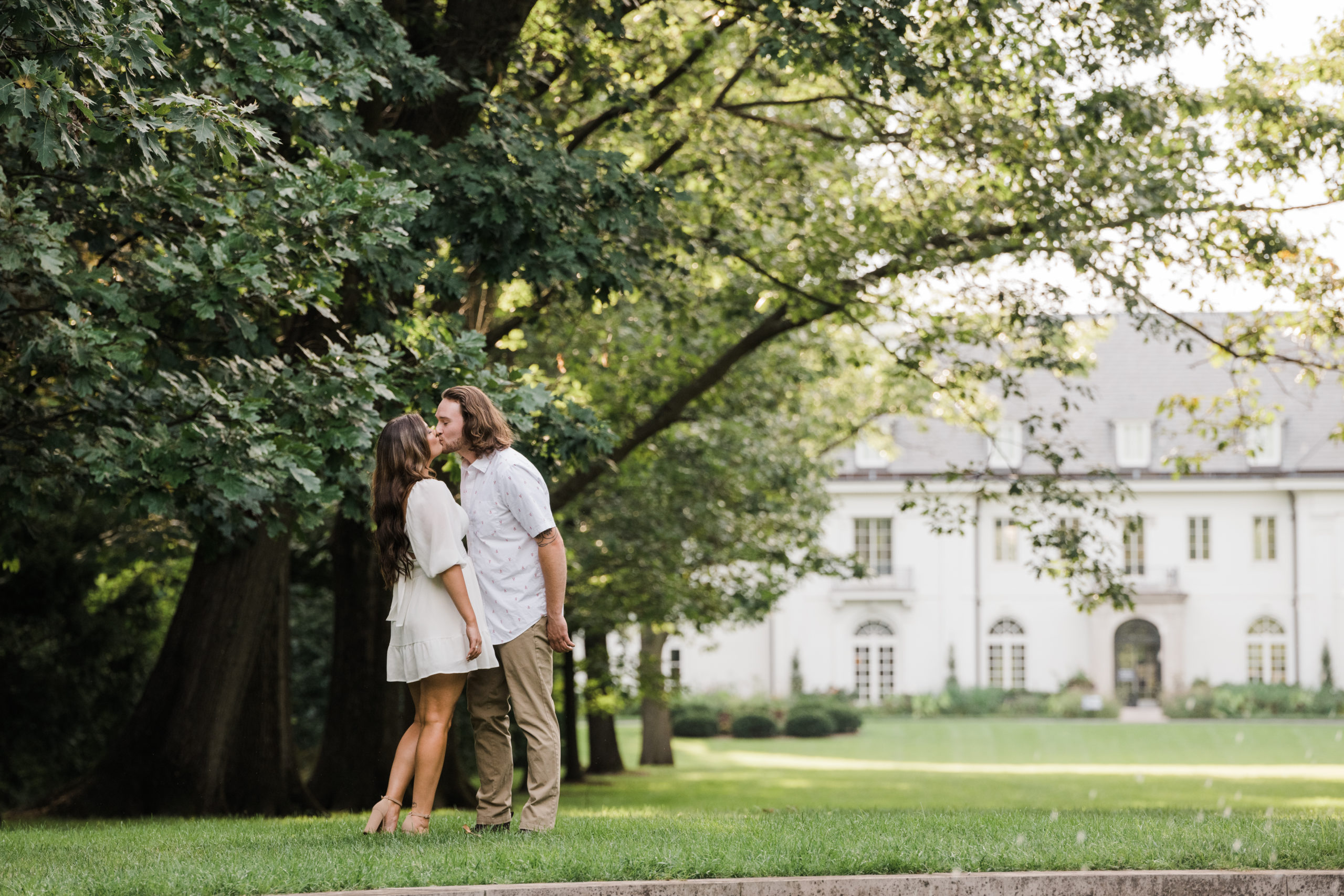 Engagement picture captured where the groom proposed to his fiancee. 