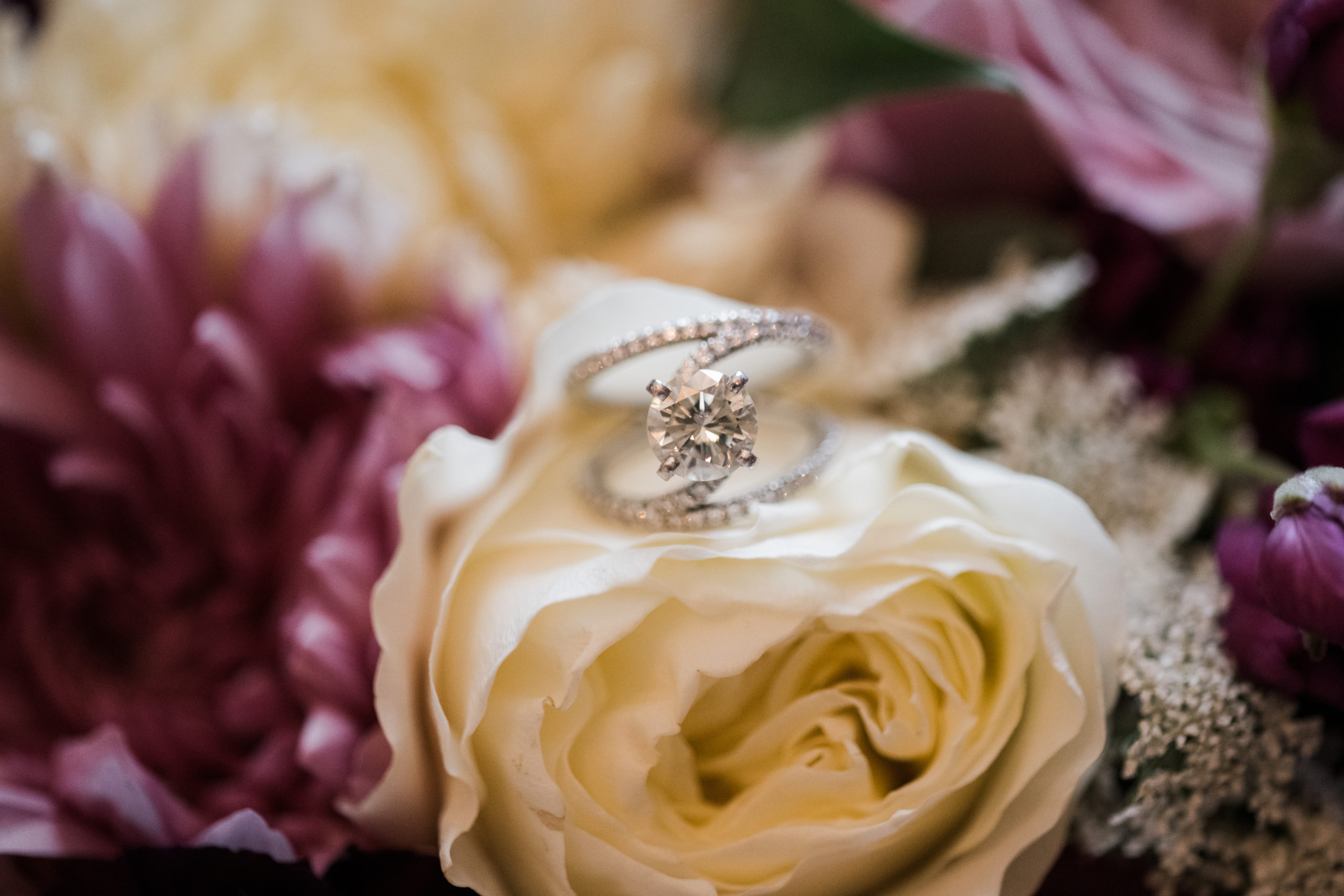 Ring detail photo Black Iris wedding Carmel, Indiana