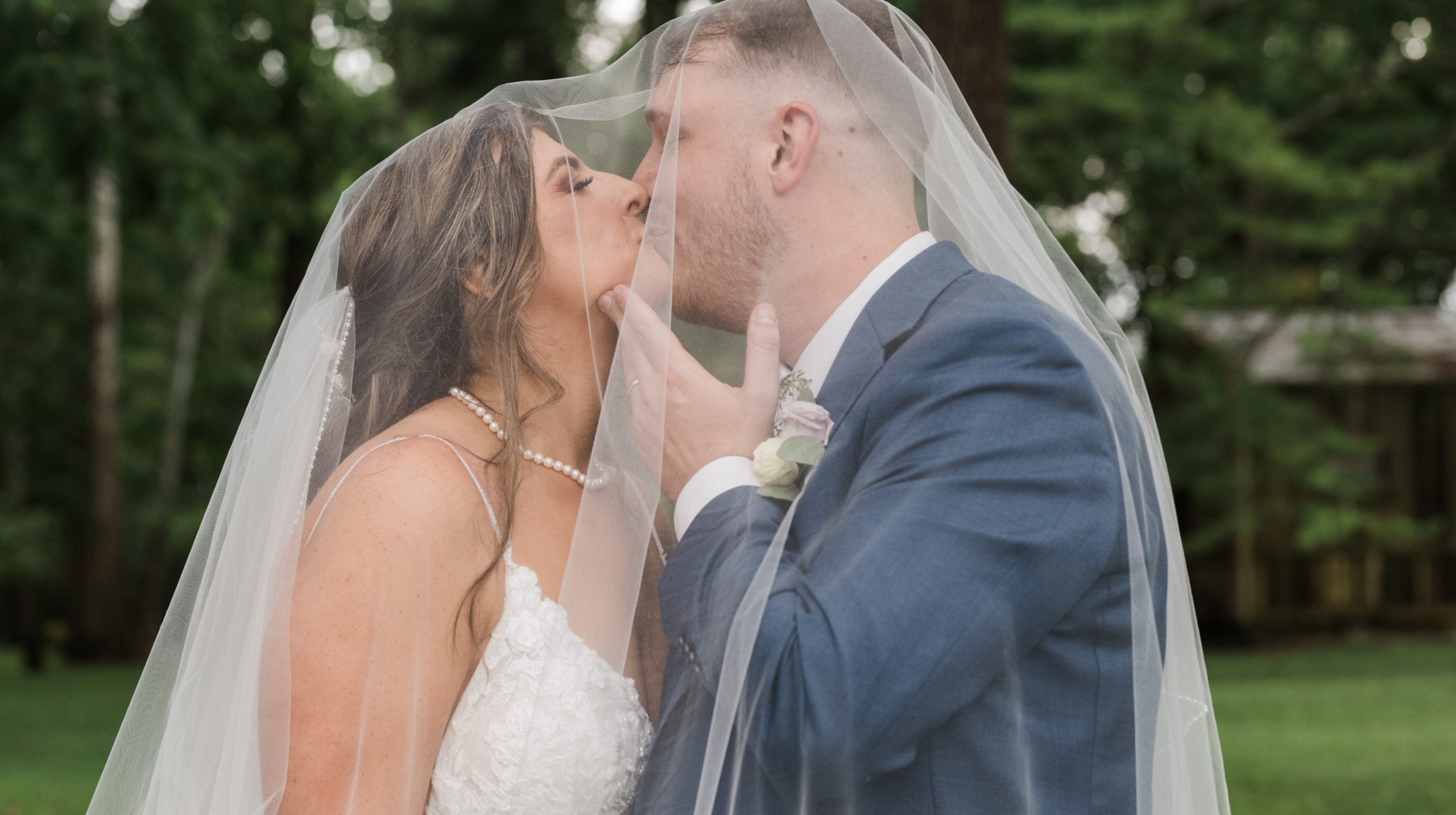 Veil photo Black Iris wedding Carmel, Indiana