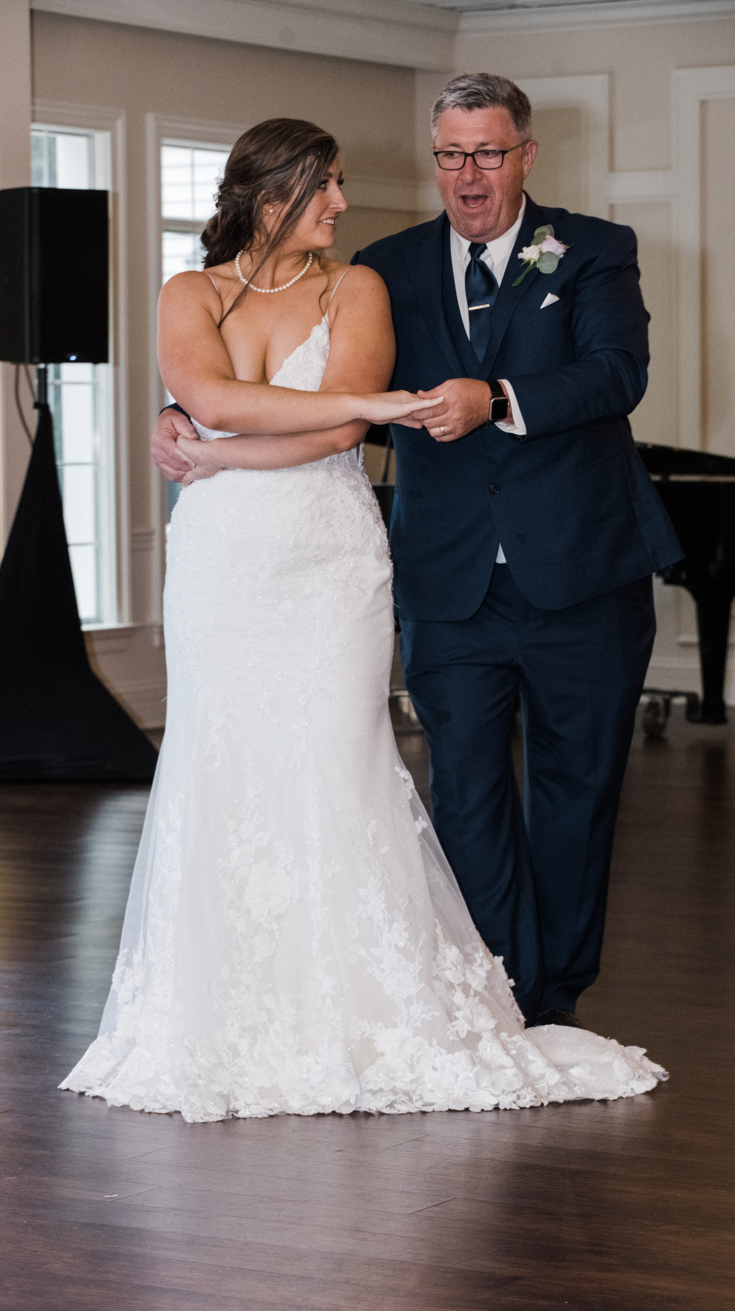 Father daughter dance Black Iris wedding Carmel, Indiana