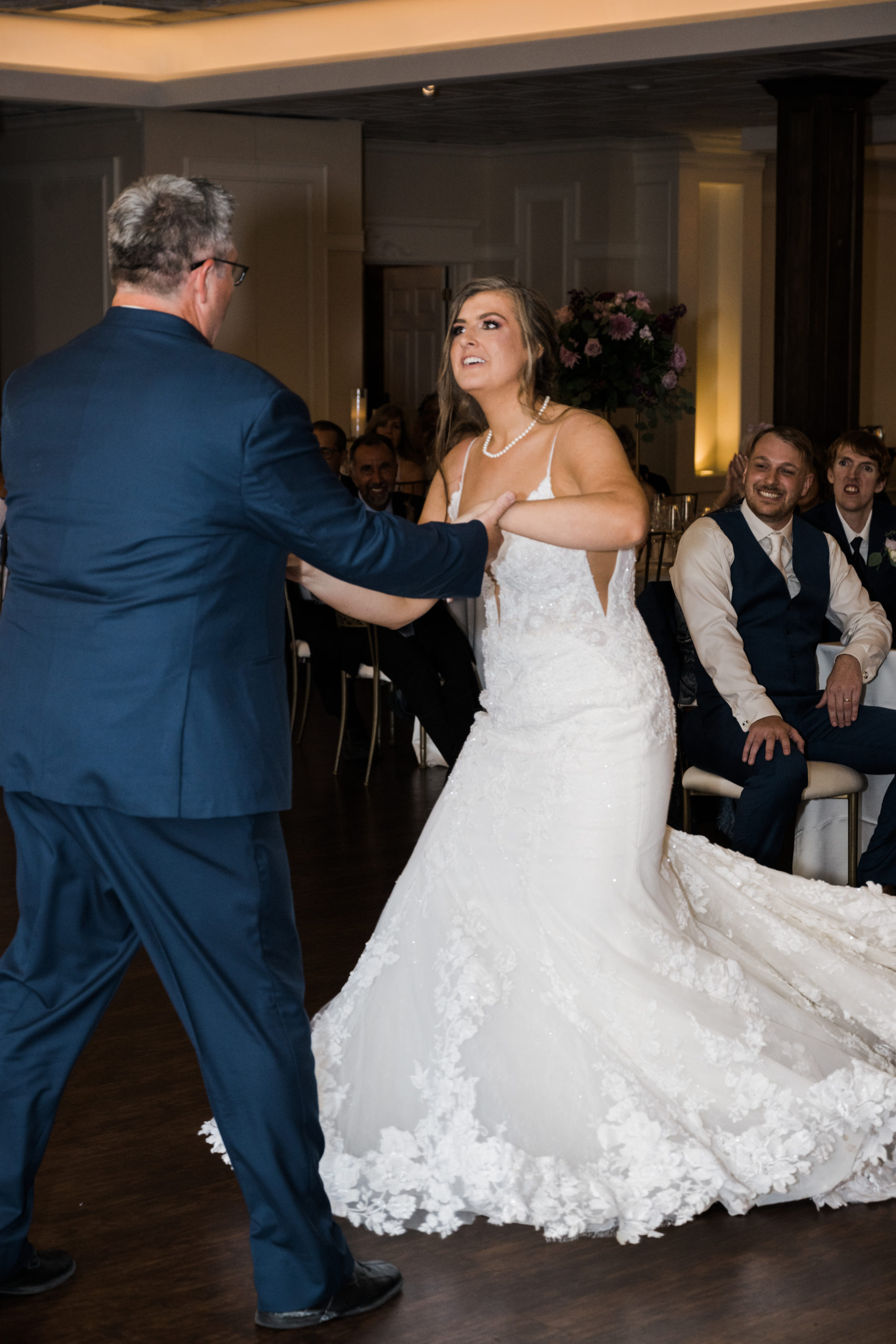 Father daughter dance Black Iris wedding Carmel, Indiana