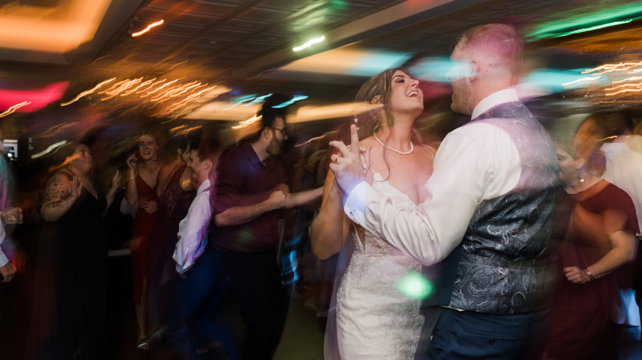 Dancing photos Black Iris Estate wedding day Carmel, Indiana 